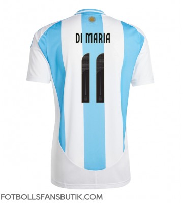 Argentina Angel Di Maria #11 Replika Hemmatröja Copa America 2024 Kortärmad